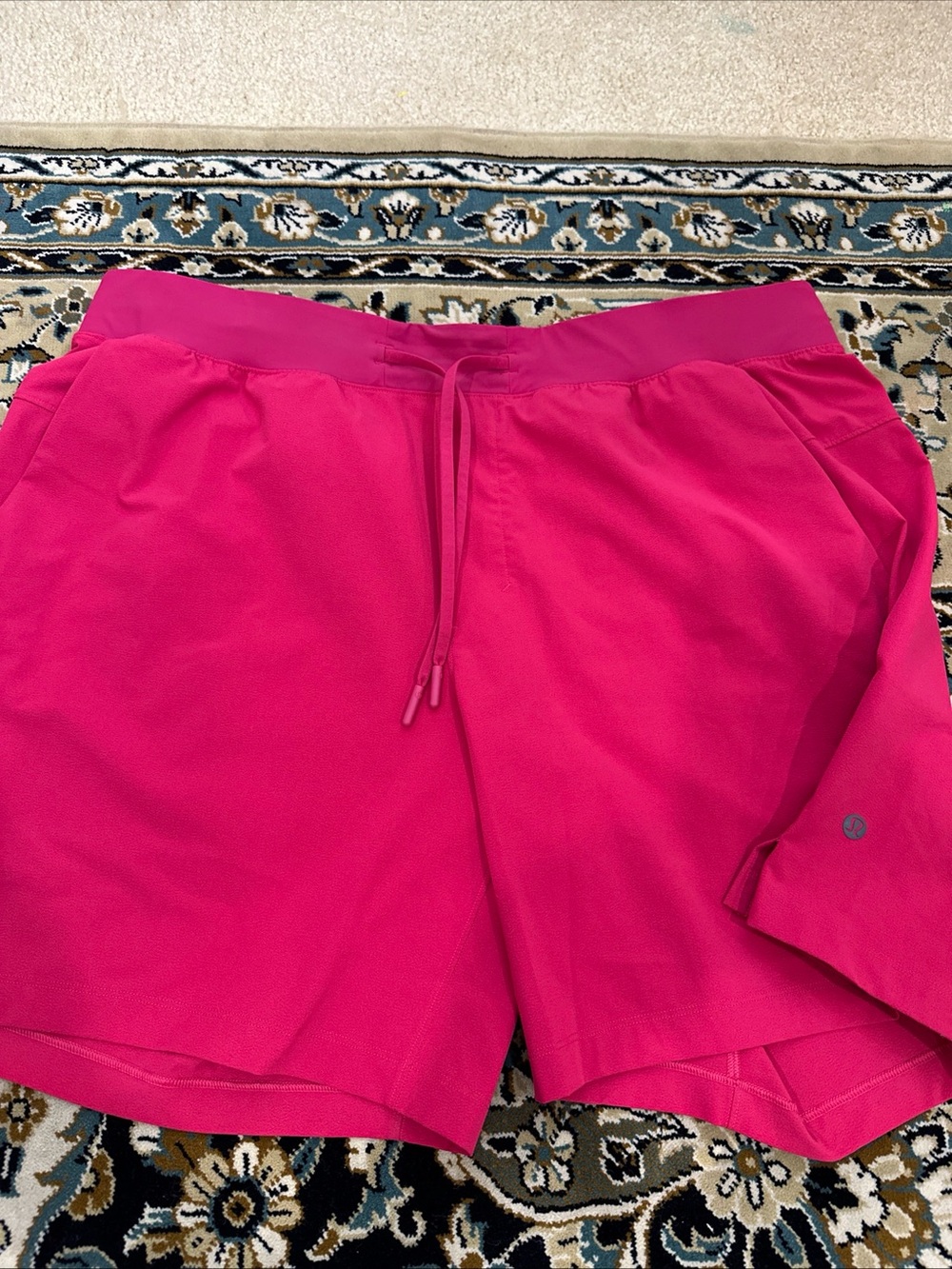 lululemon athletica Women's Drawstring Athletic Shorts - Bright Pink